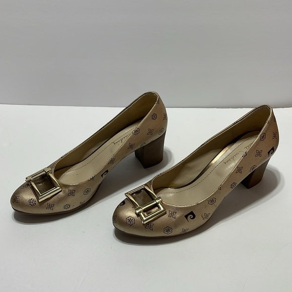 Pierre Cardin Vintage?  Signature High Heel with Buckle Size 40 US 8.5 - Picture 3 of 9